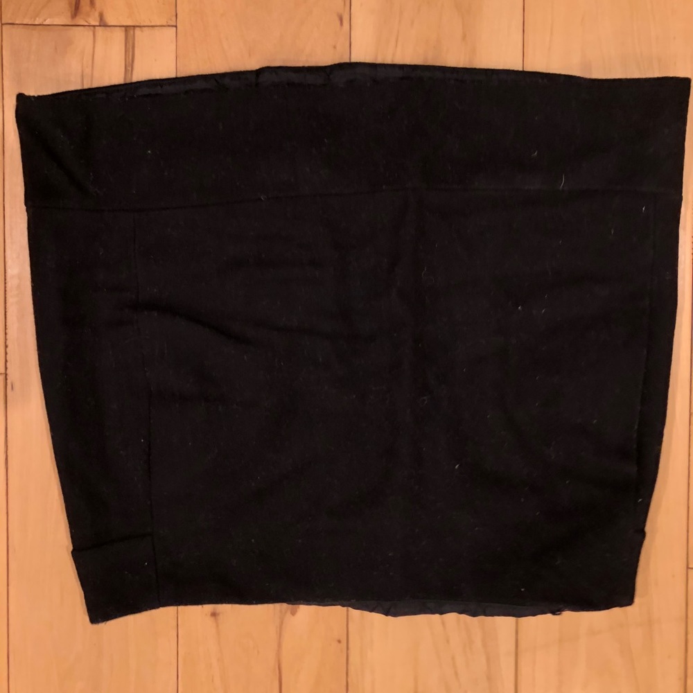 JCrew Black wool skirt